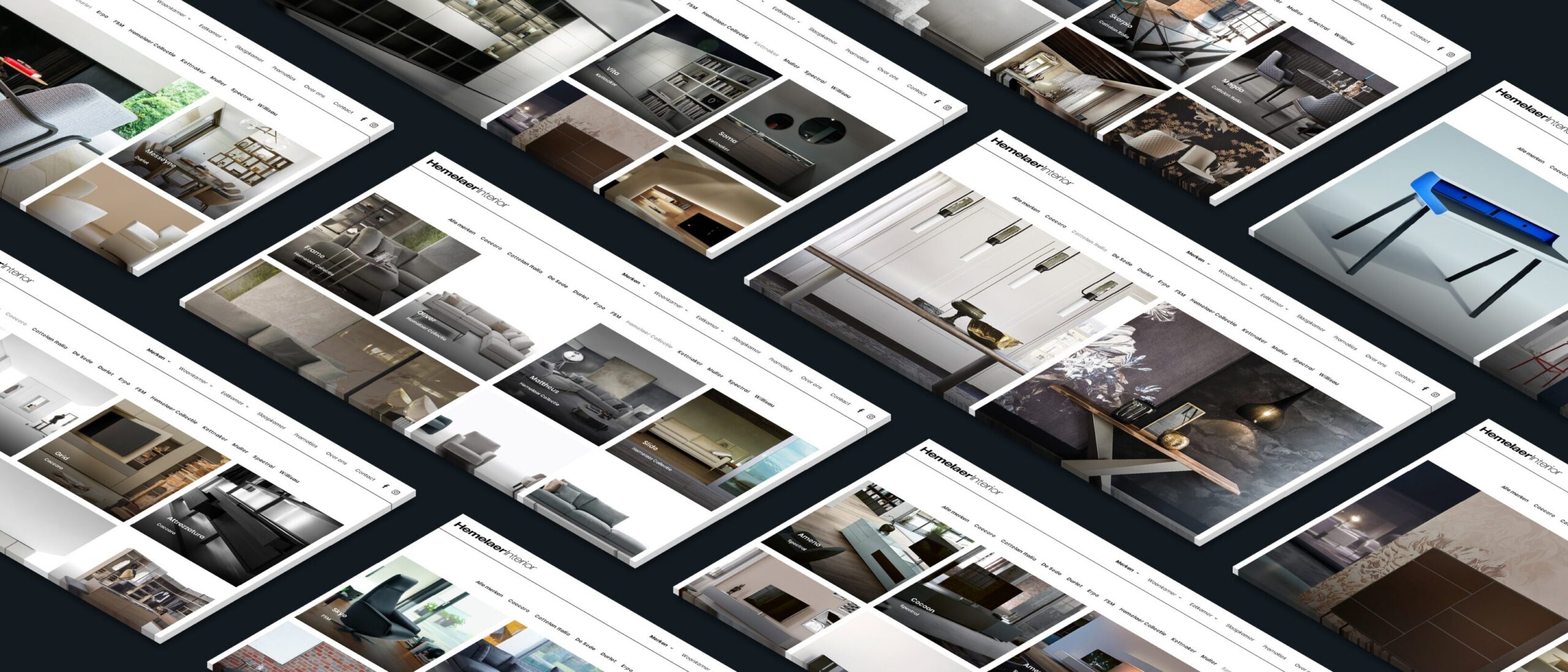 larkom webdesign website laten maken werk voor hemelaer interior 1