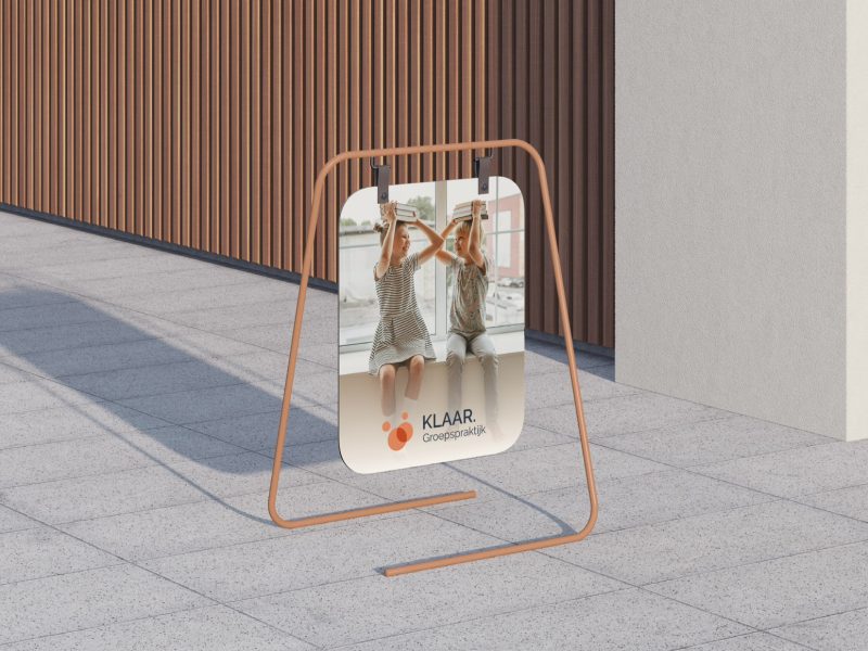 larkom branding groepspraktijkklaar bordreclame